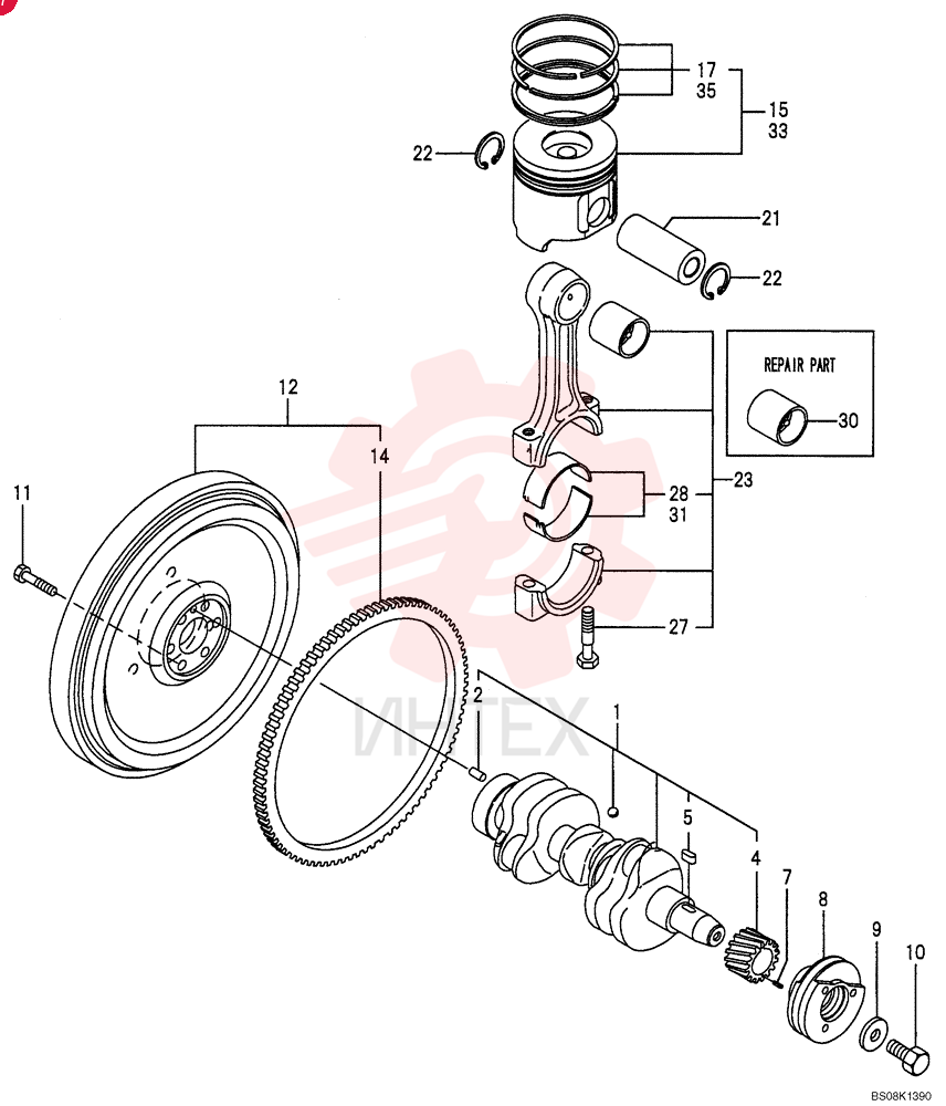 CRANKSHAFT VV12900821000
