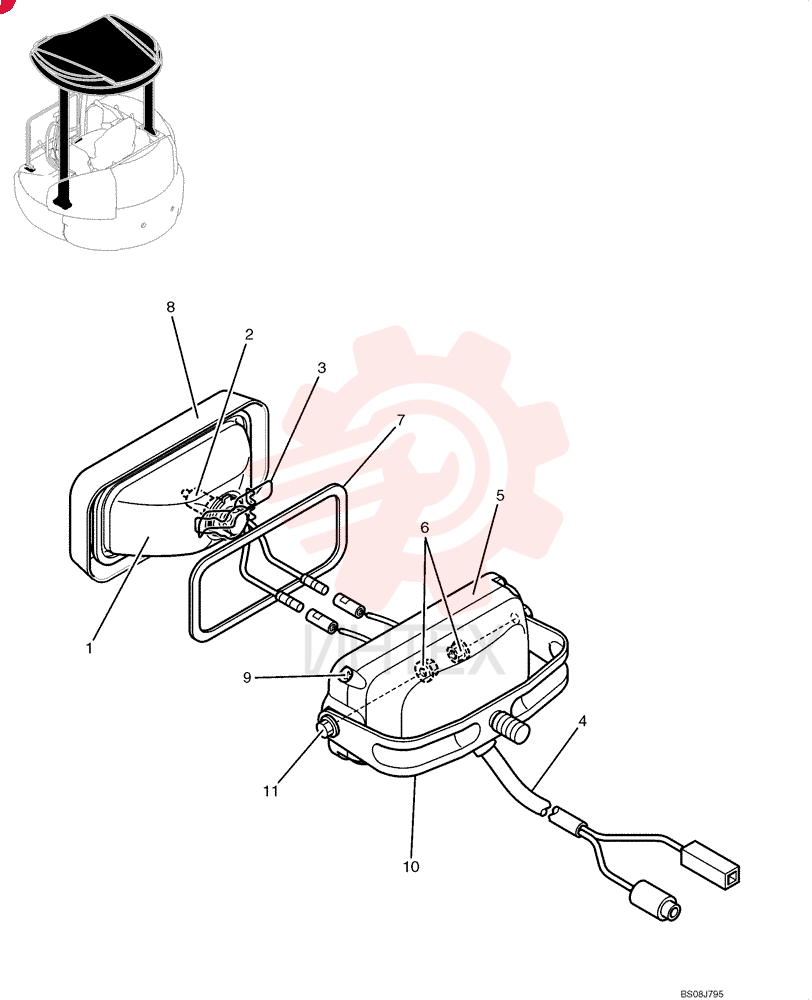 LIGHT ASSY. PW80S00003F1