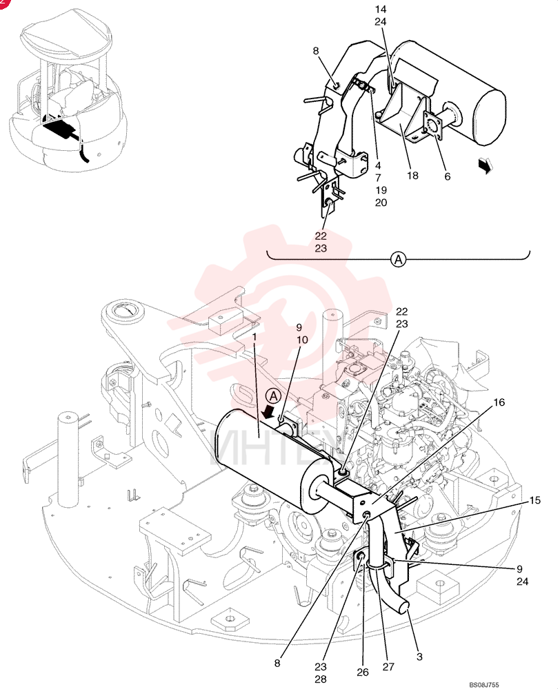 MUFFLER PW12P00014P1