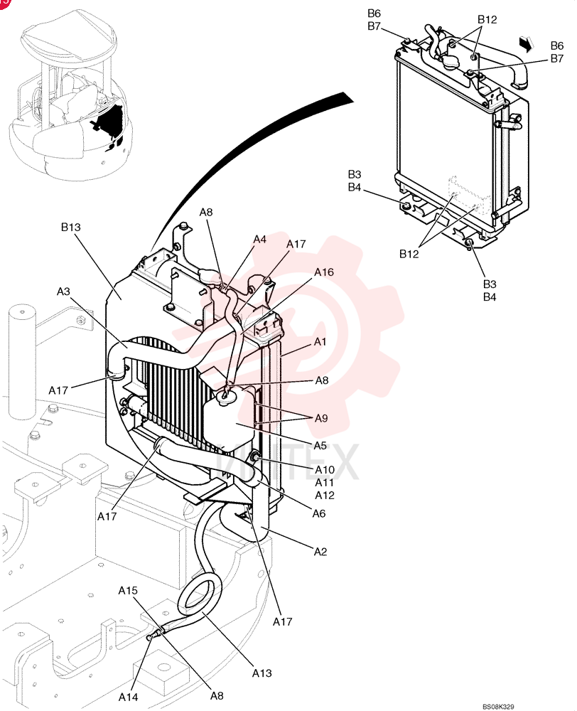 RADIATOR ASSY., See Fig. 05-004