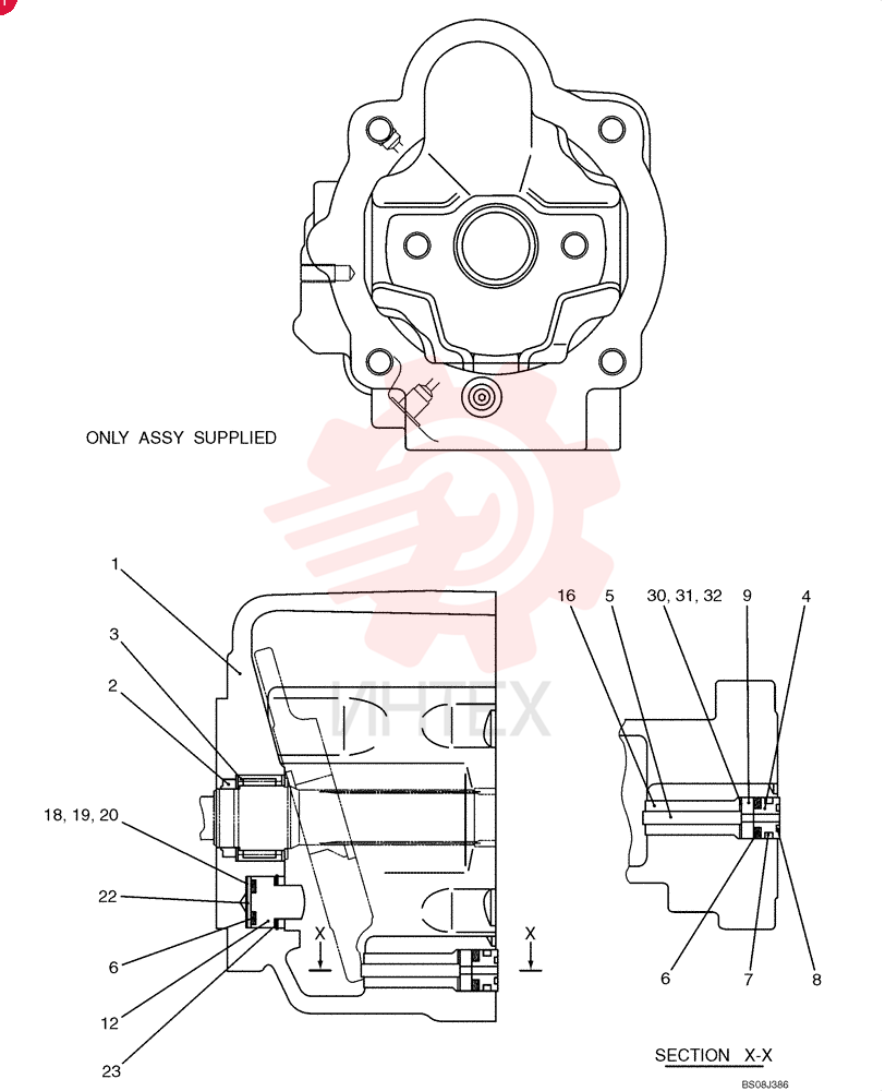 TRANSMISSION HOUSING PX10V01010F1