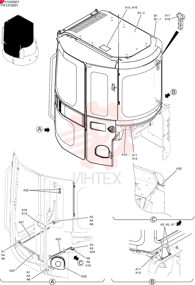 CAB INSTAL PW02C00039F1