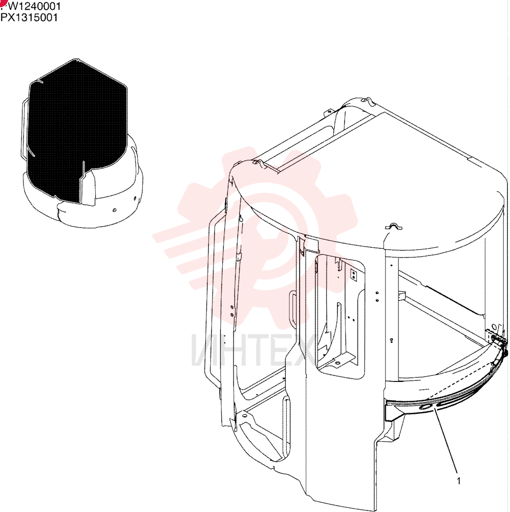 CAB INSTAL PW02C00024F1