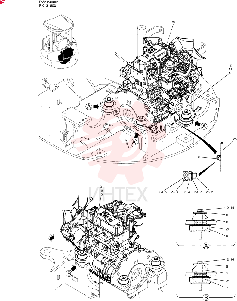 ENGINE INSTAL PW02P00011F1