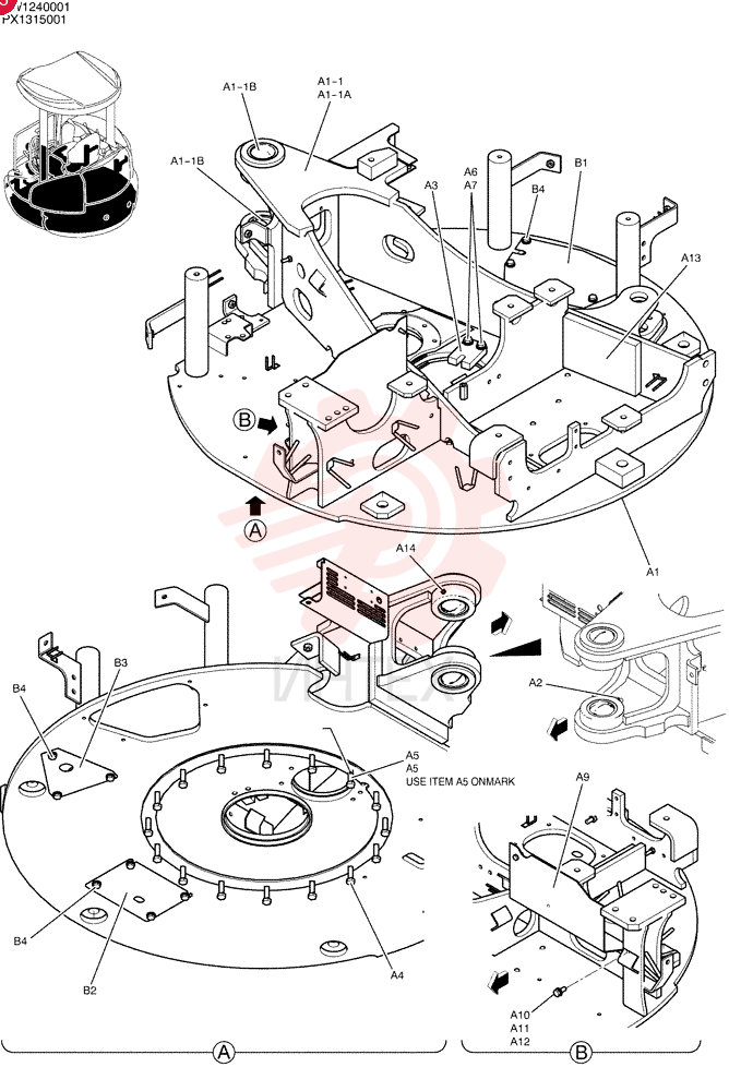 FRAME GROUP, UPP PW52F00043F1