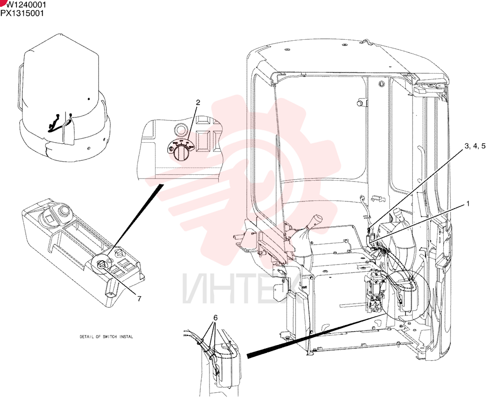 HARNESS ASSY, CAB PW14E00002F1