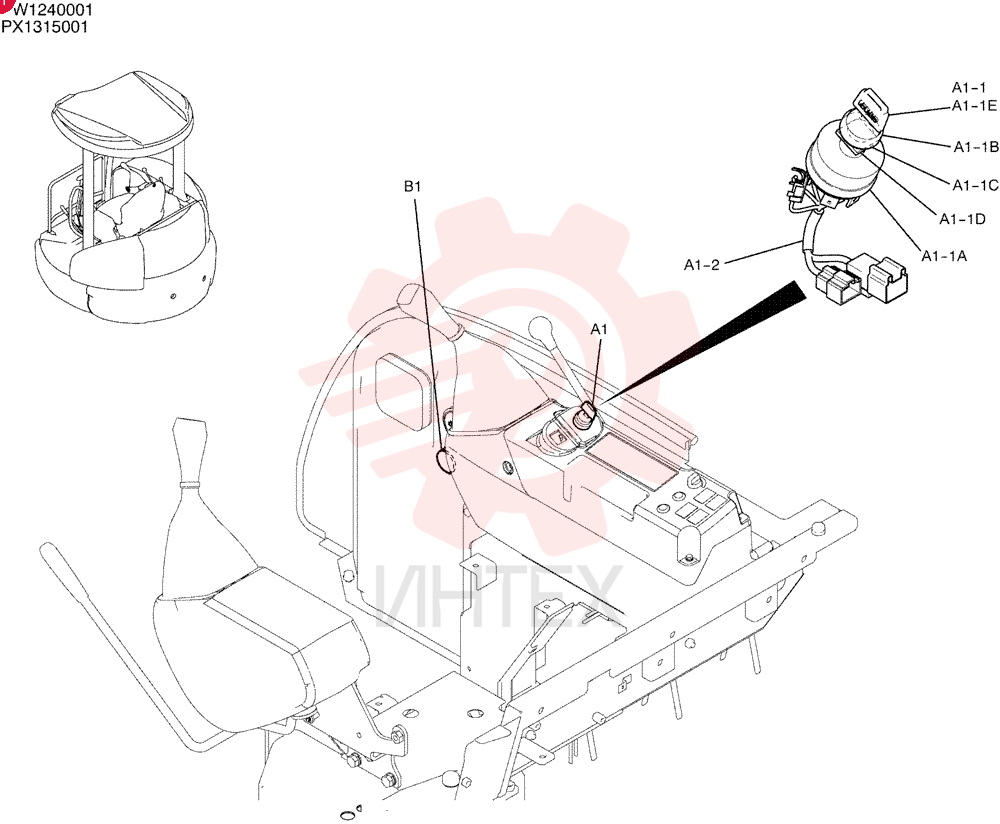 IGNITION SWITCH PW50E00003F1