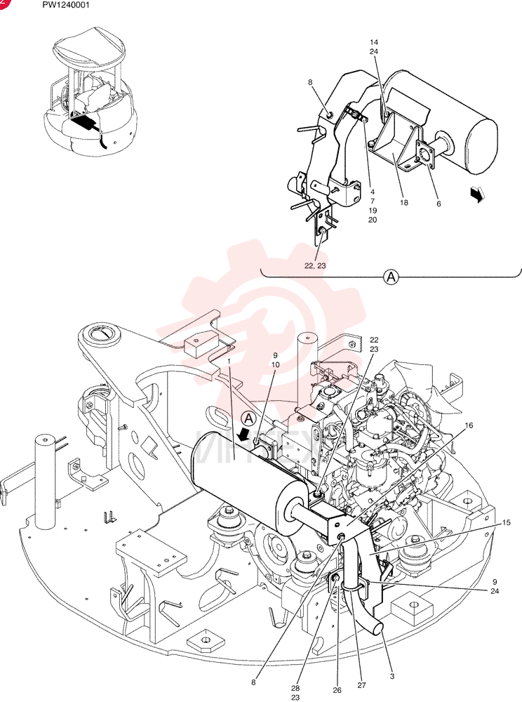 MUFFLER ASSY PW12P00015F1