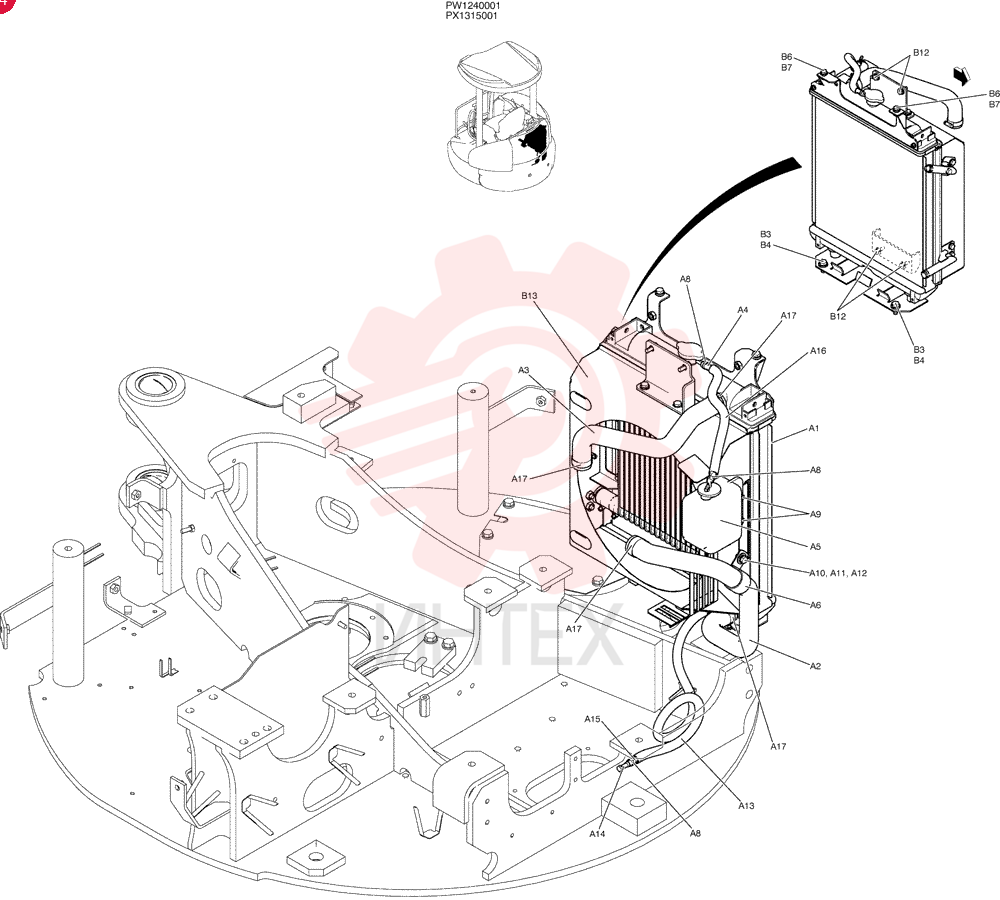 RADIATOR GROUP PW05P00042F1