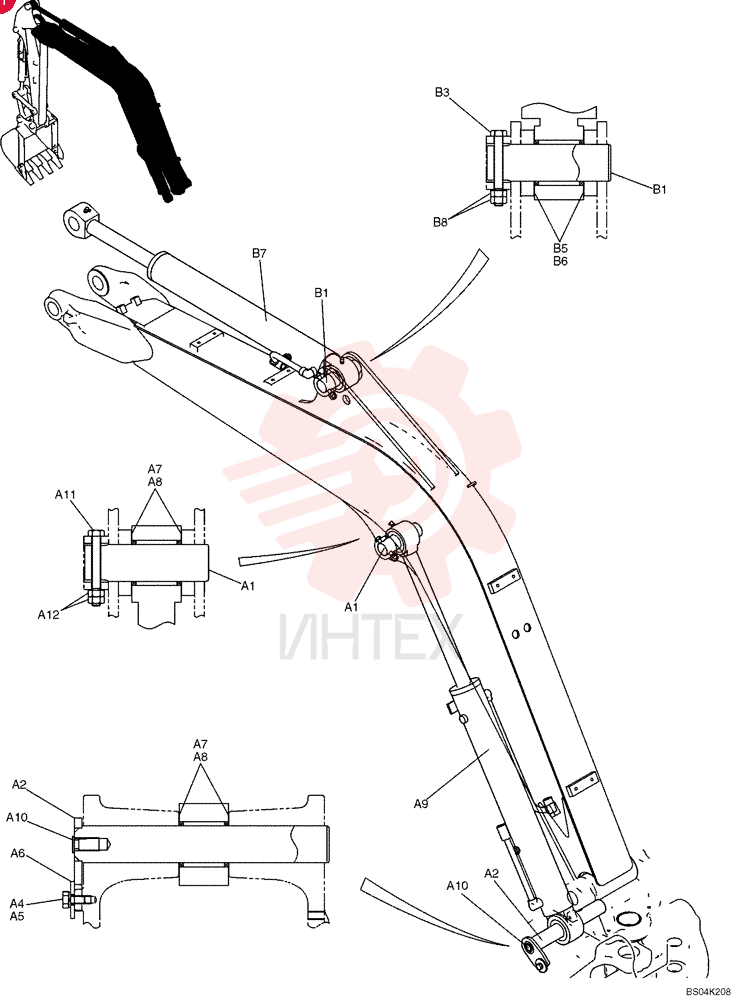 PIN,45mm OD x 151mm L PW02B01306P1 (1)