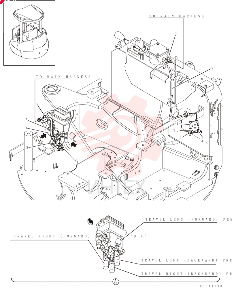 REVERSE ALARM,DC12V, 0.3 Amp