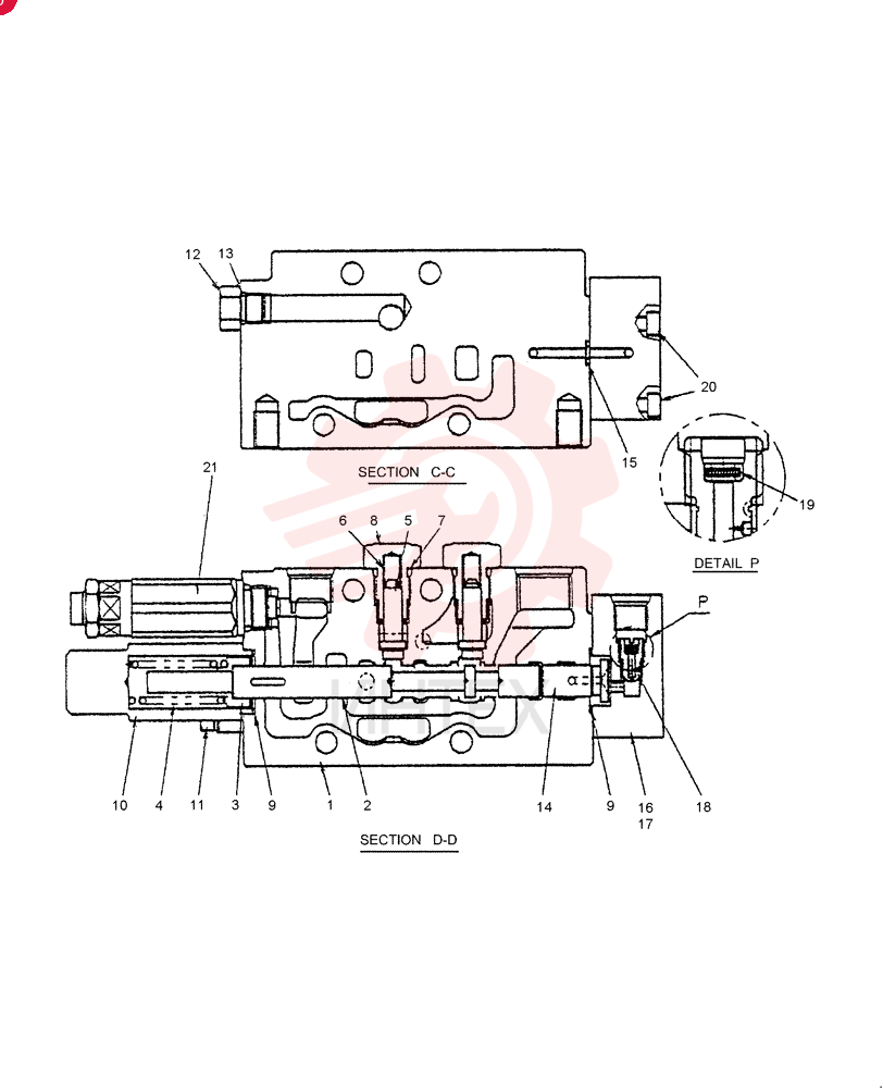 VALVE SECTION PX30V00050F1