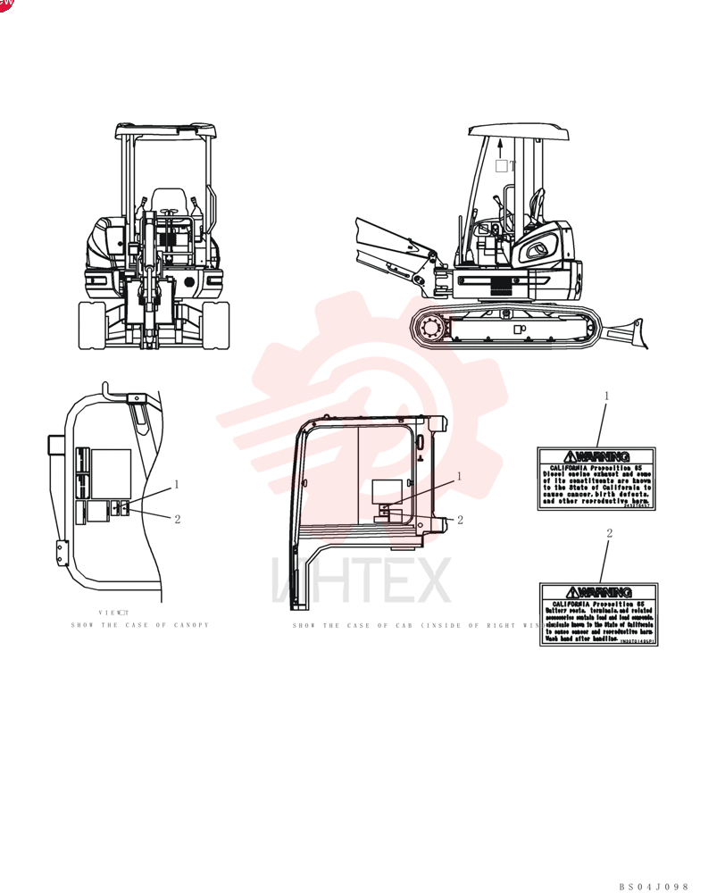 WARNING DECAL 2432T6457