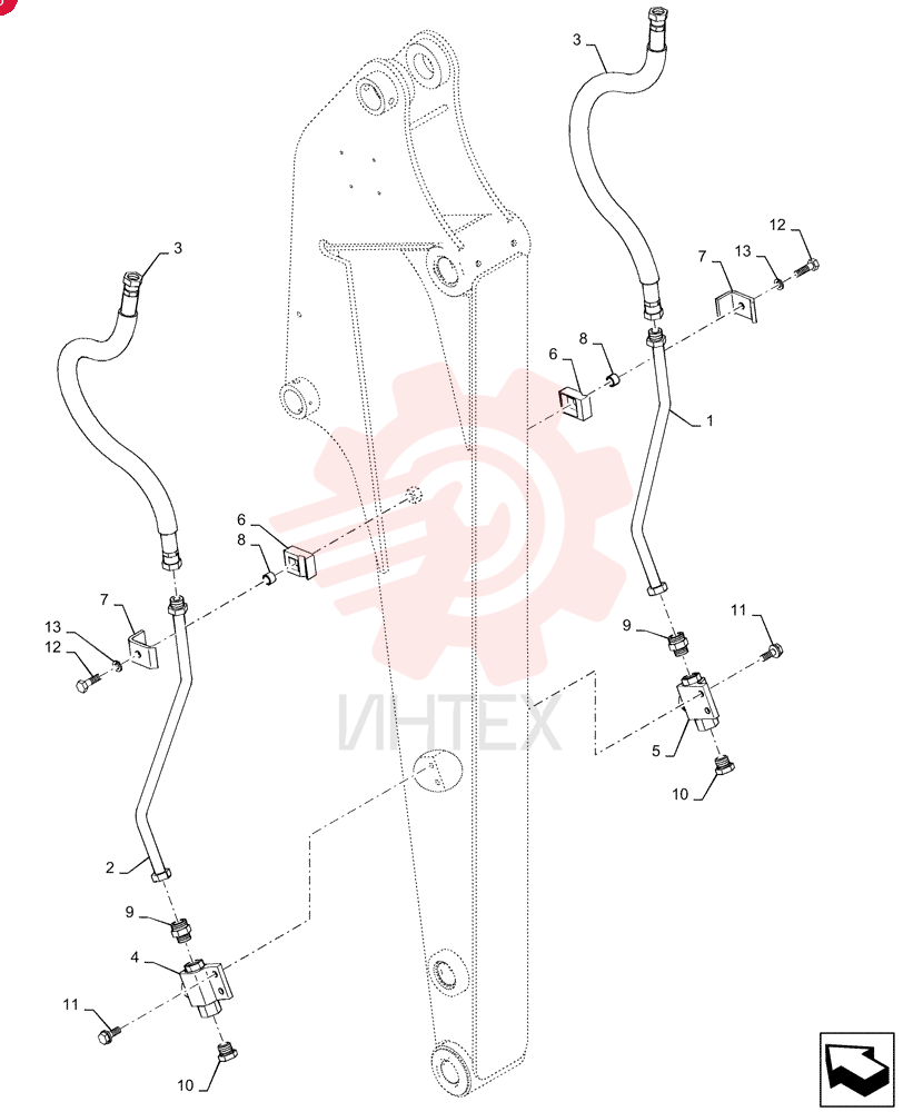 HYD TUBE PX43H01035P1