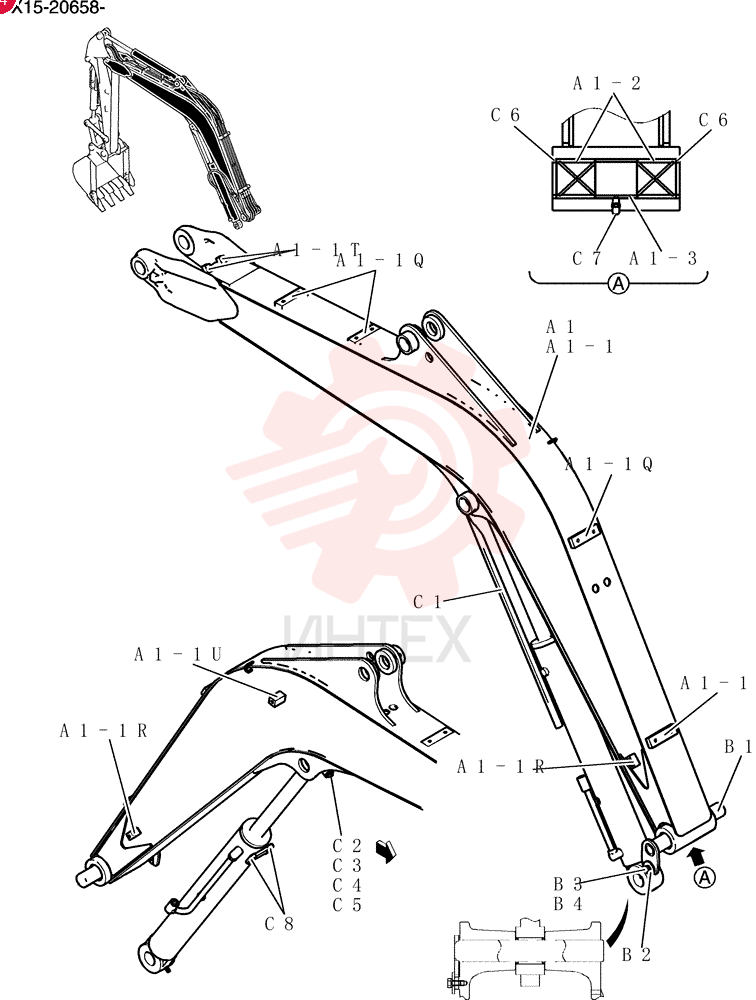 Boom Assy PW02B00142F1