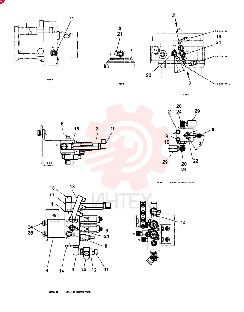 Control Lines,  Valve (c/w Addtion) PW64H00090F1 (2)