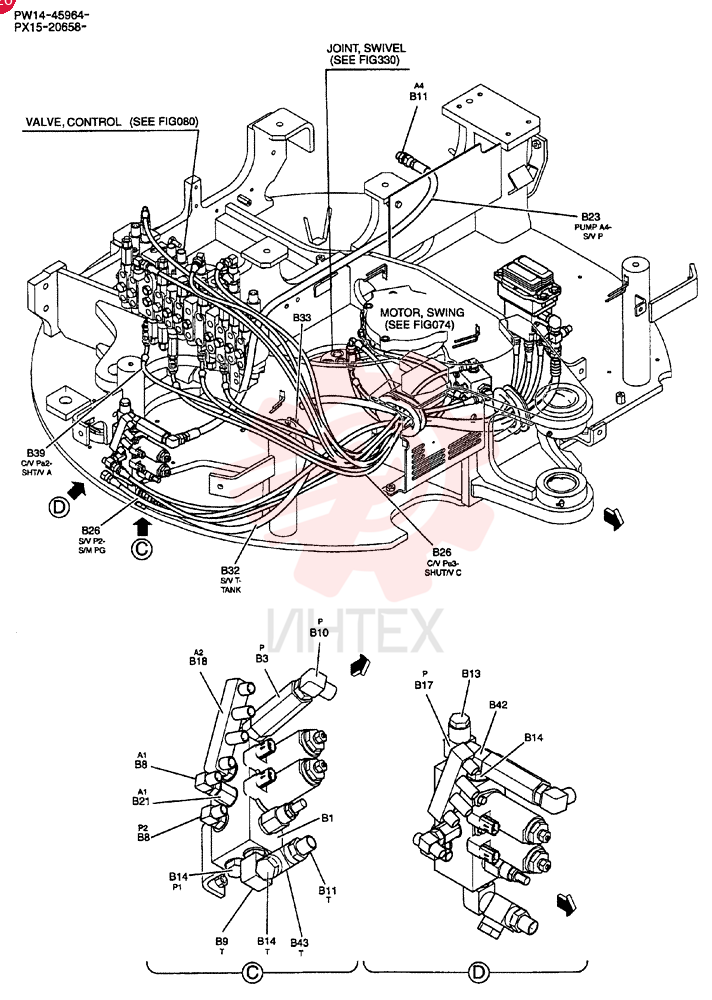 Control Lines,Valve (With A Pump Z Port) PW64H00069F1 (1)