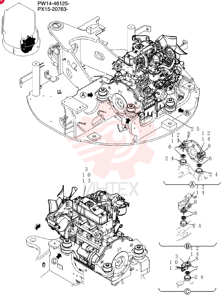 Engine Instal (cooler) PW02P00027F1
