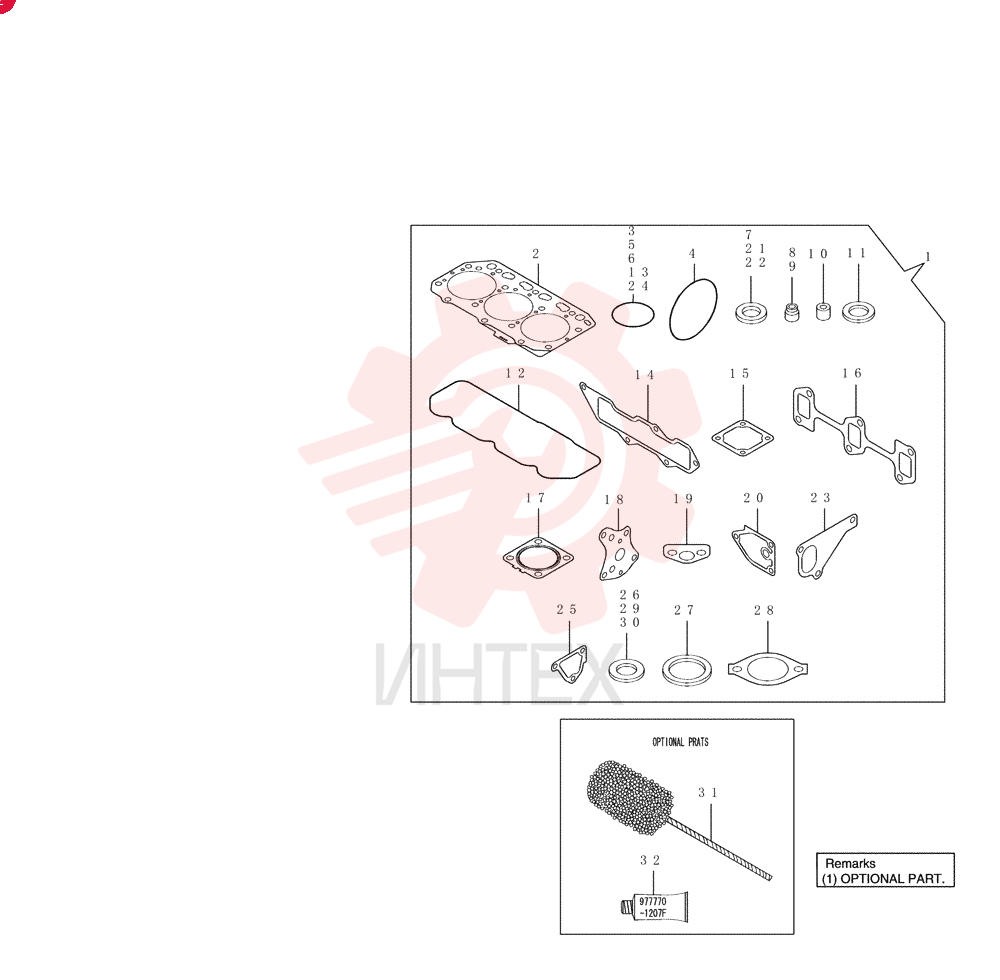 GASKET VV72900592620