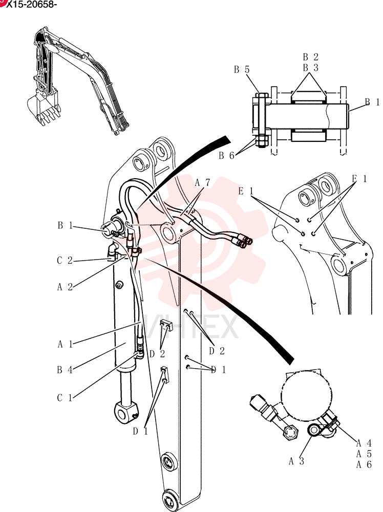 Hyd Lines, Arm PX43H00025F1
