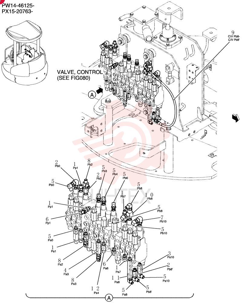 HYD. TUBE Control Lines, Main PW06H00021F1 (2)
