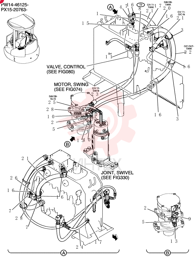HYD. TUBE Hyd Lines, Return PW32H00014F1