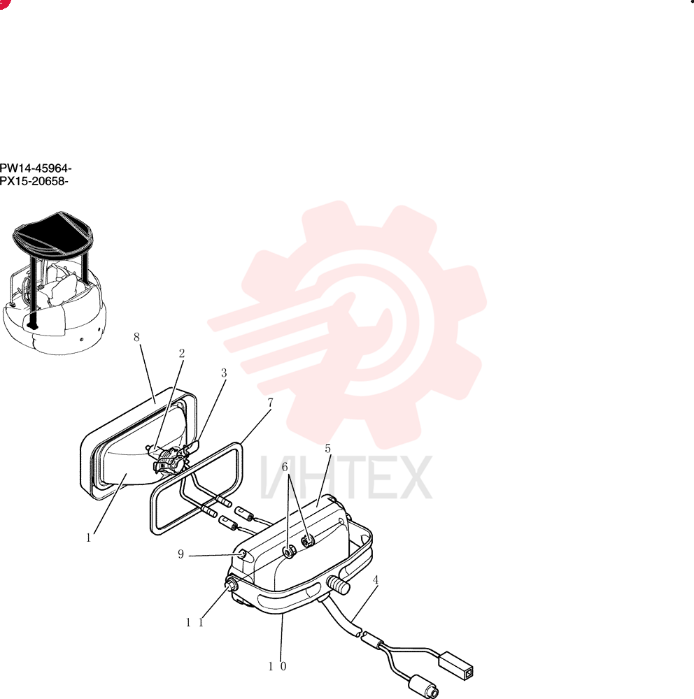 LIGHT ASSY. PW80S00003F1