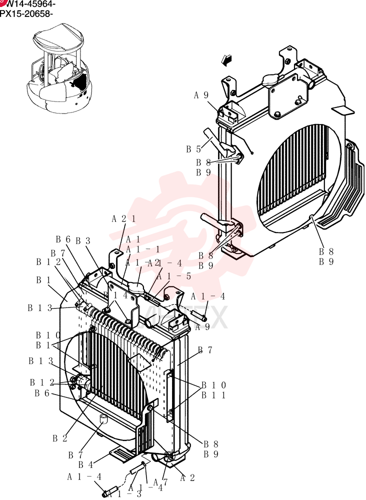 Radiator Assy PW05P00040F1 (1)