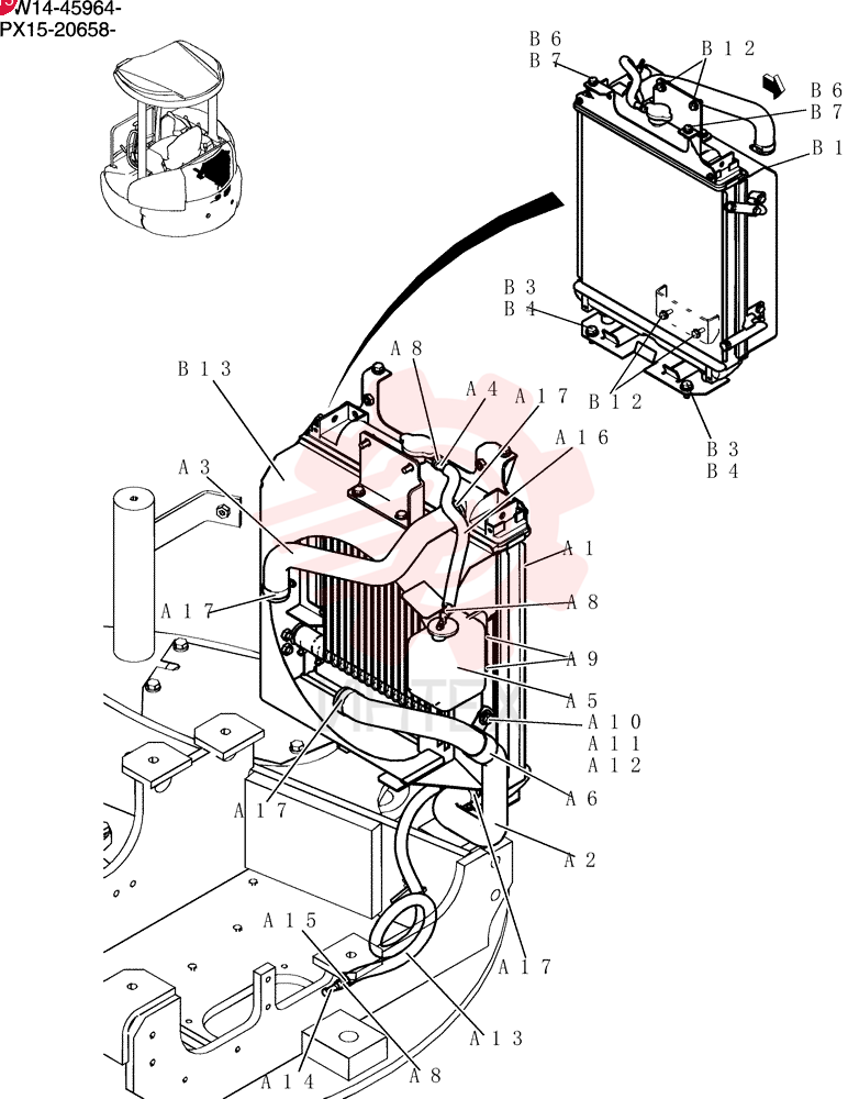 Radiator Group PW05P00042F1 (2)