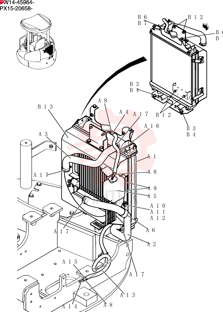 Radiator Group PW05P00042F1 (1)