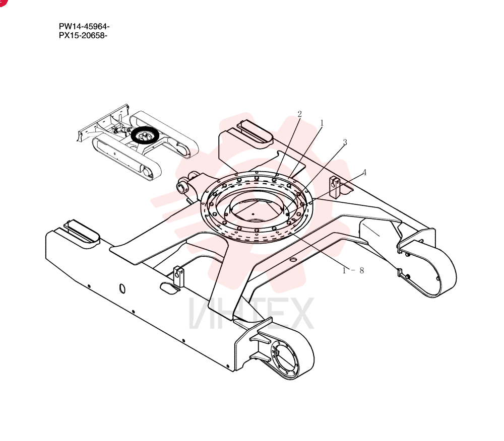 Ring Assy, Slewing PW40F00006F1
