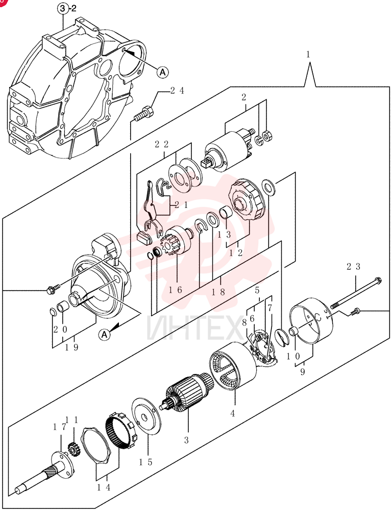 STARTER MOTOR VV12924277010