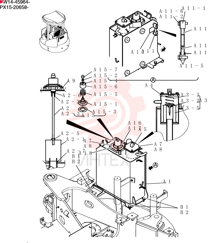 Tank Assy, Hyd PW33H00050F1