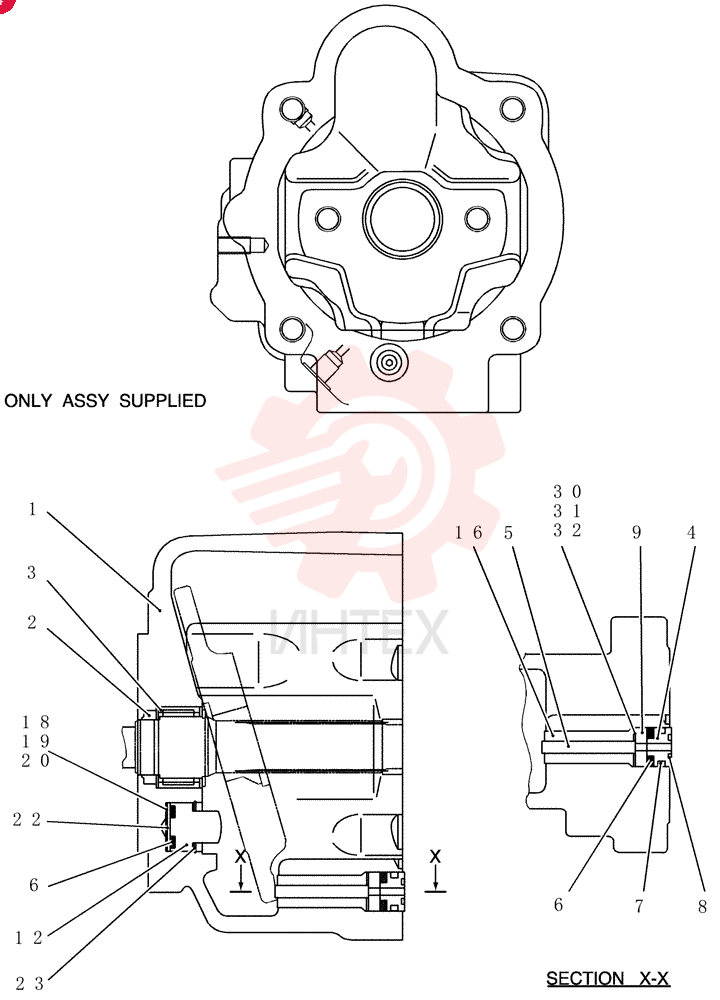 TRANSMISSION HOUSING PX10V01010F1