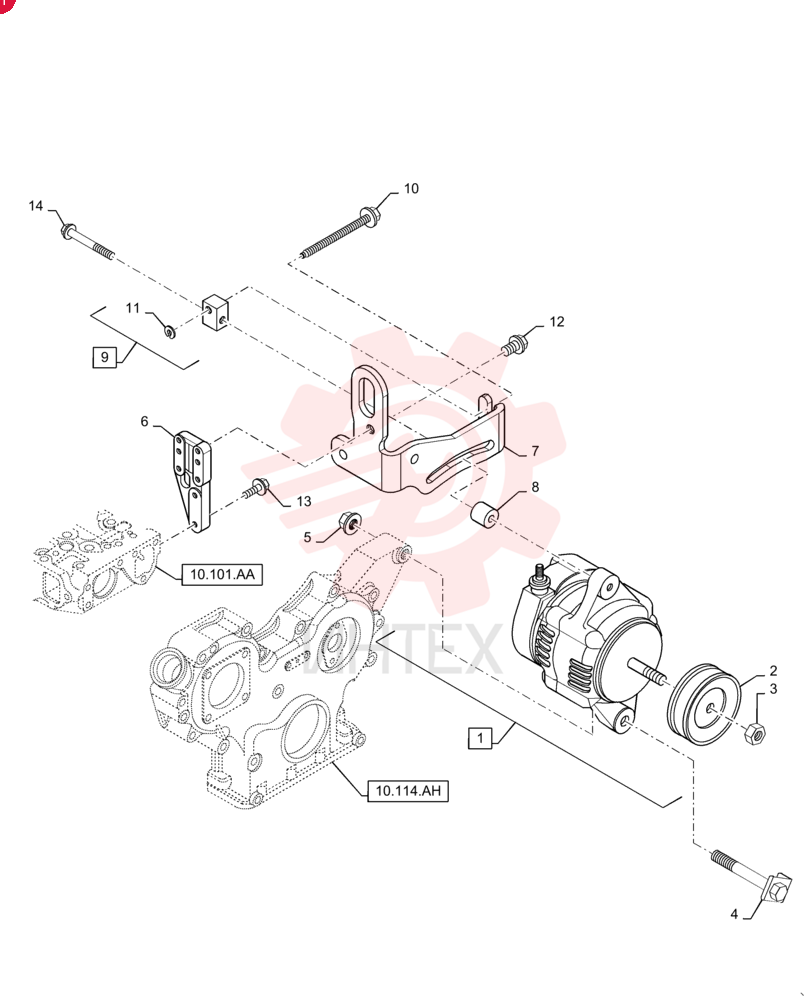 ALTERNATOR VV12942377200