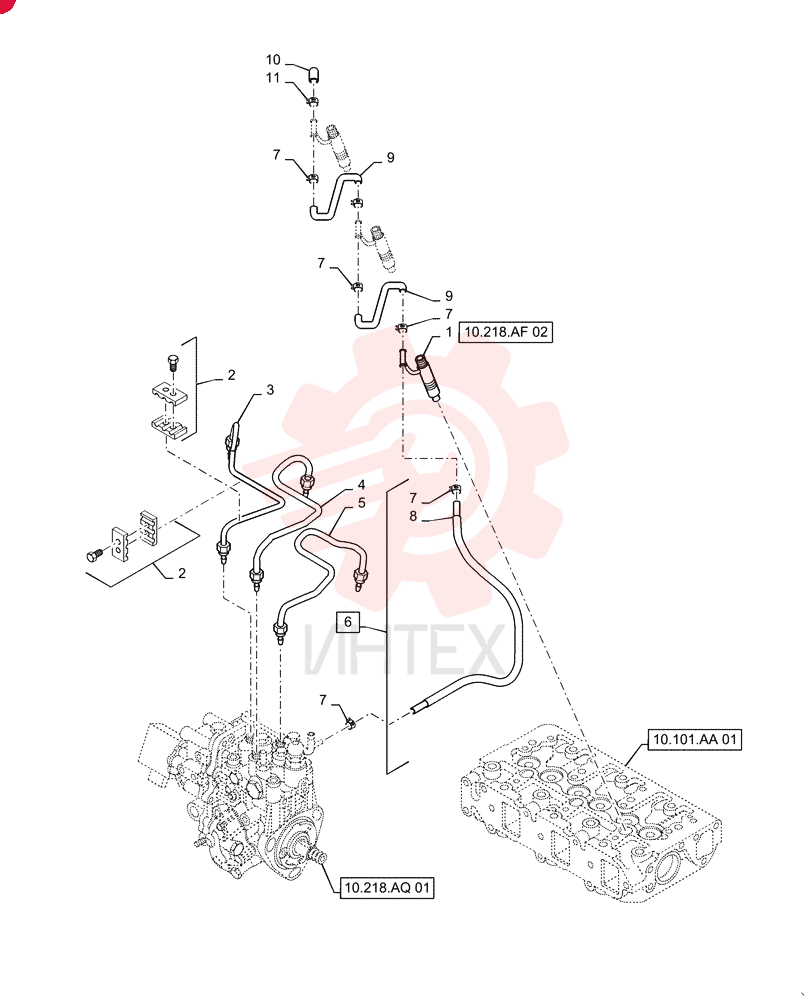 FUEL SYSTEM INJECTOR VV72901753100