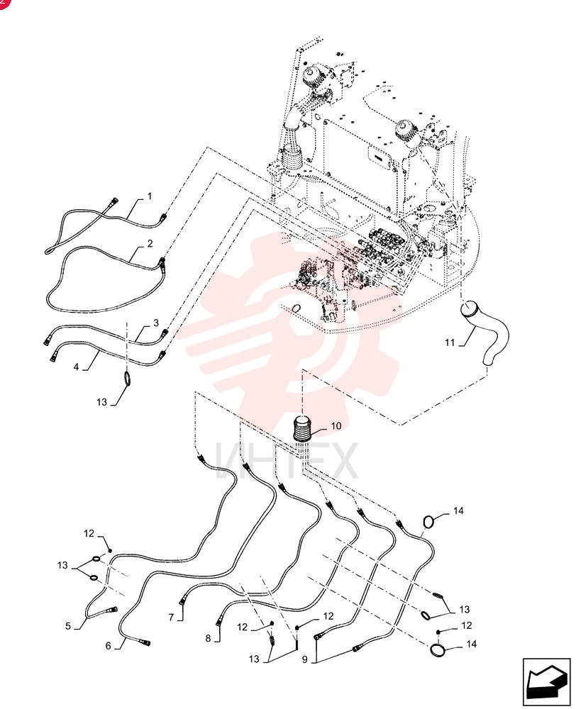 HOSE HX23L03140DR