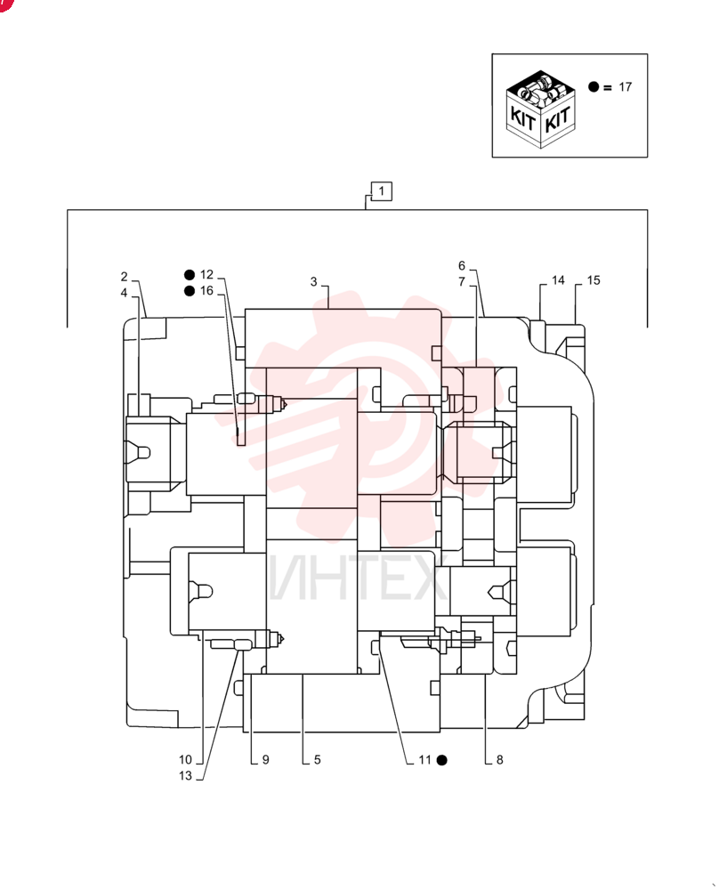 HYDRAULIC PUMP PB10V00004F1