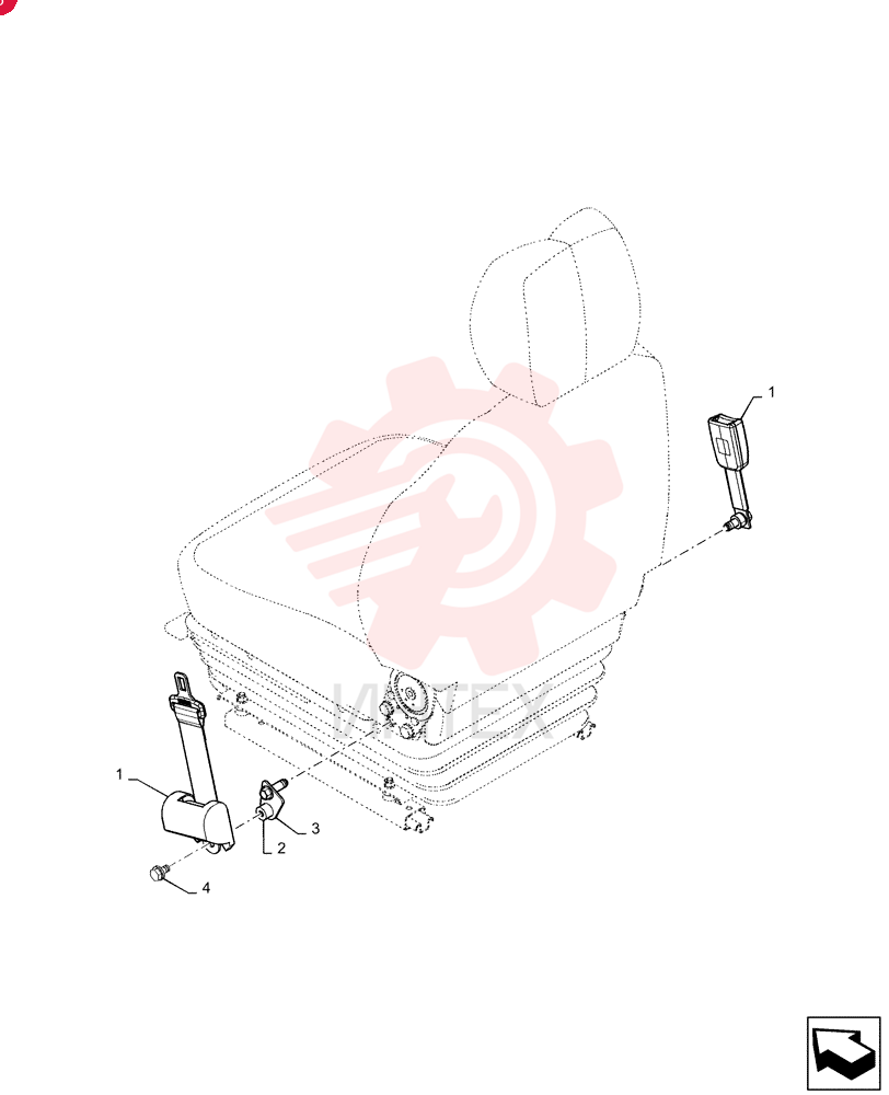 SEAT BELT,3" W
