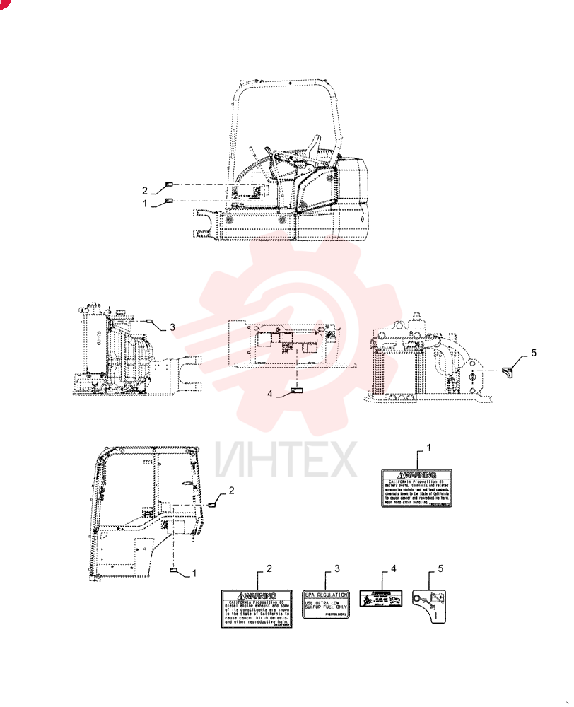 WARNING DECAL YN20T01495P1