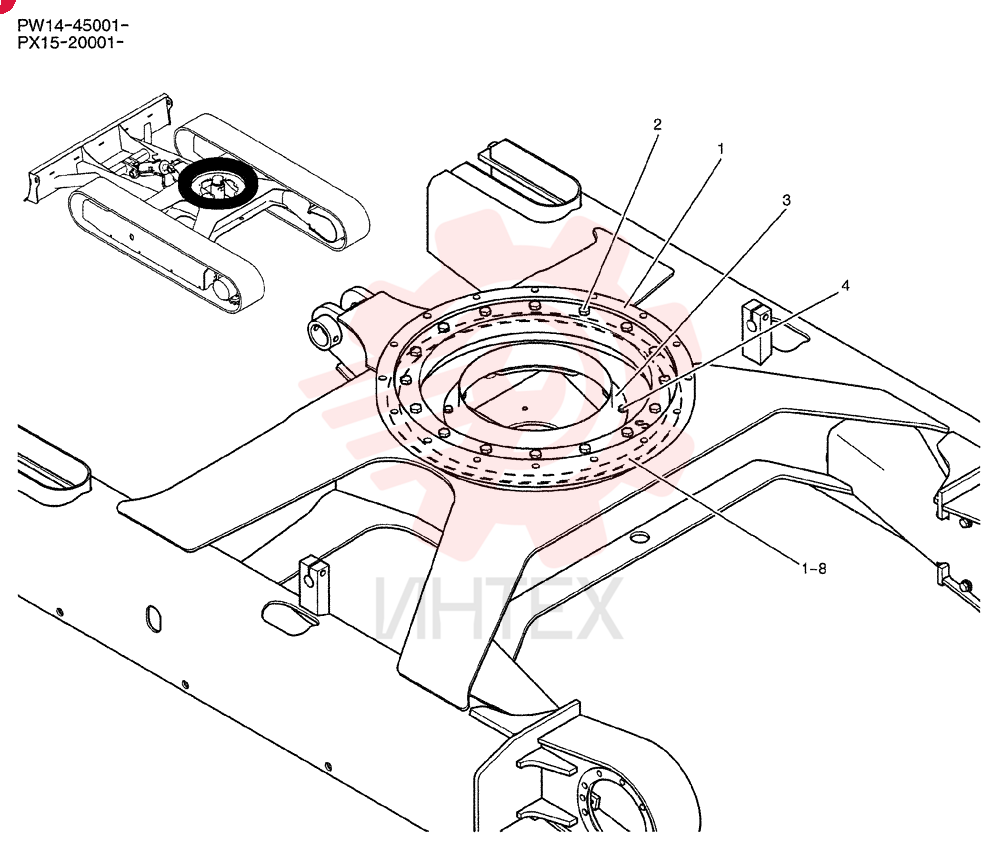 ASSY, SLEWING PW40F00006F1