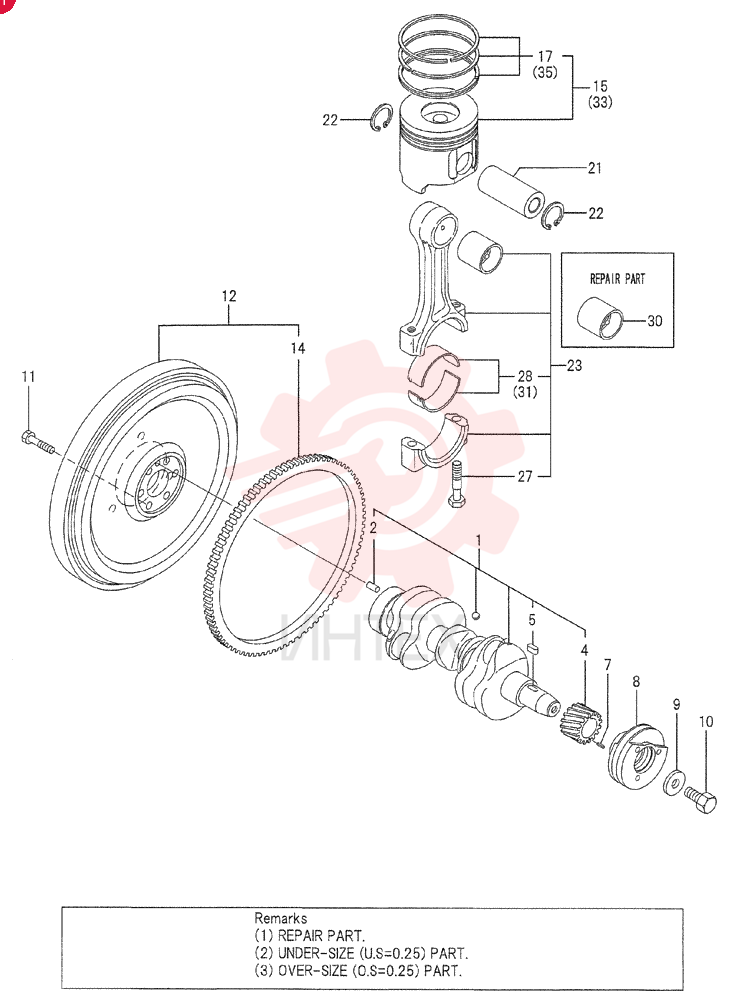 CRANKSHAFT VV12900821000