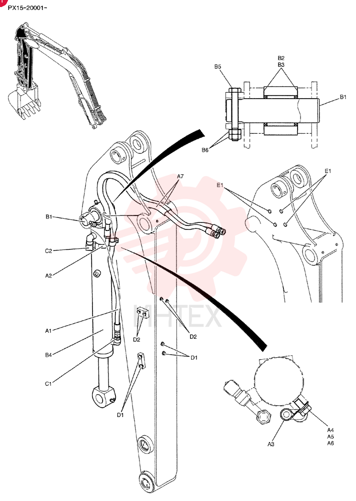 HYD, ARM PX43H00025F1