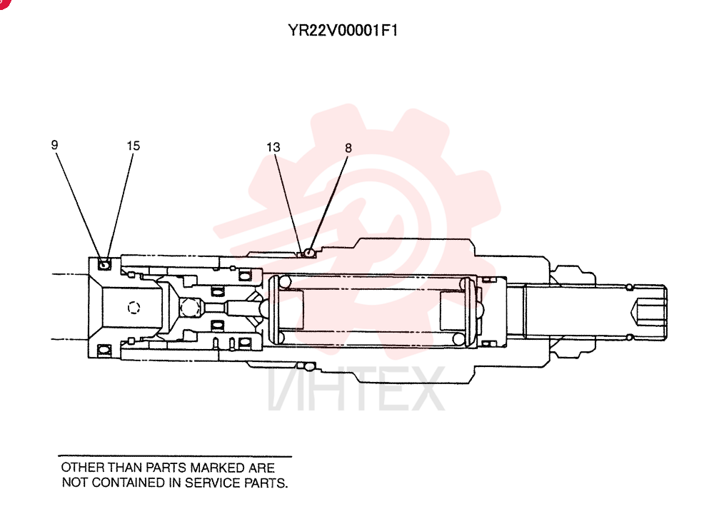 HYDRAULIC VALVE YR22V00001F1