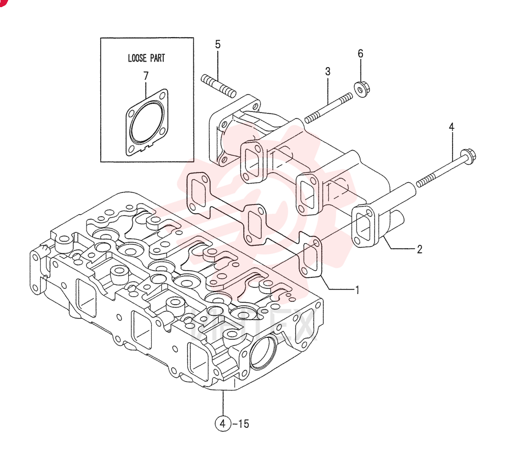 MANIFOLD GASKET VV12915013110