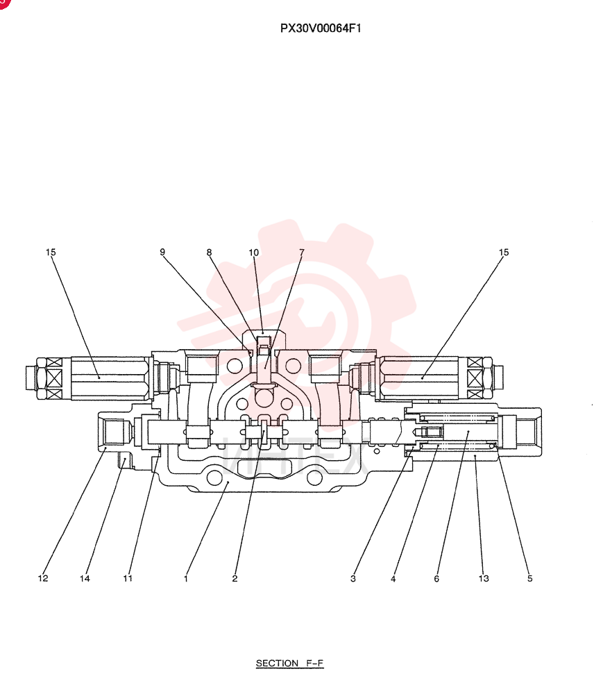 VALVE SECTION PX30V00064F1