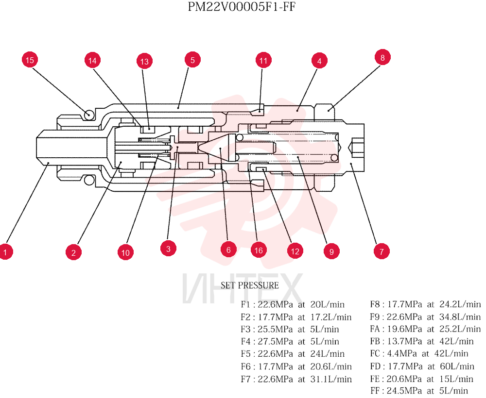 BLEEDER VALVE PM22V00005F1