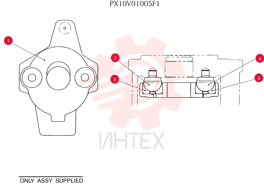 BLOCK ASSY. PX10V01005F1