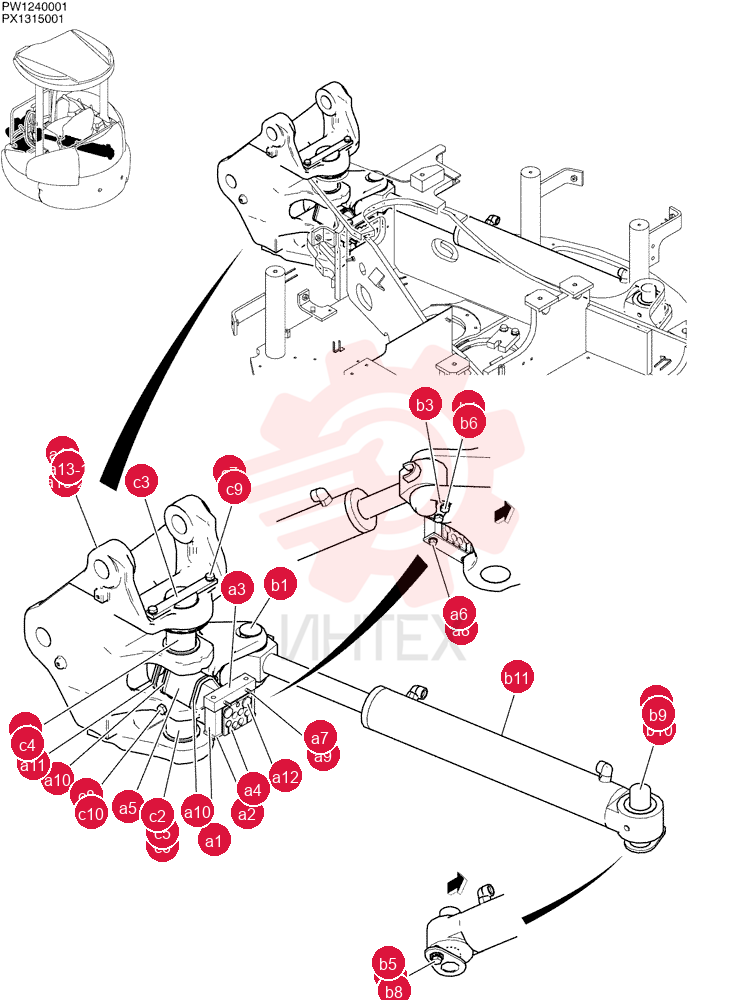 BRACKET GROUP,SWING PX02B00150F1