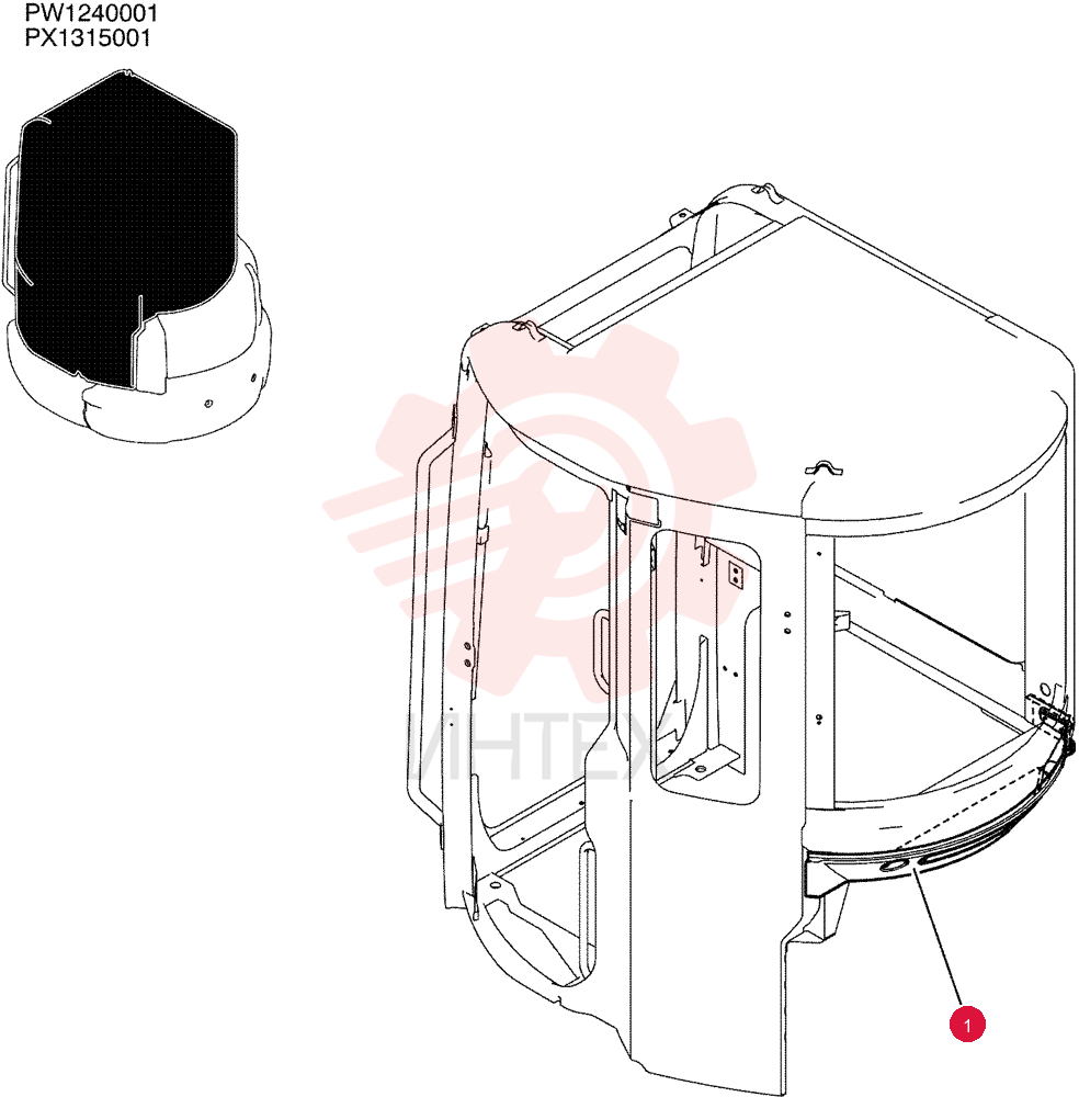CAB INSTAL PW02C00041F1